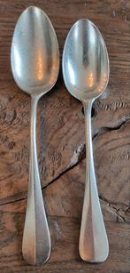 Verzilverde lepels met inscriptie PH, Ophalen of Verzenden