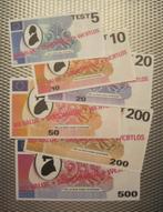 TESTNOTES TESTBILJETTEN, Verzenden, Overige landen, 5 euro, Setje