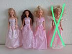 3 Steffi Love Poppen in Roze Galajurken, Ophalen of Verzenden, Zo goed als nieuw, Overige typen