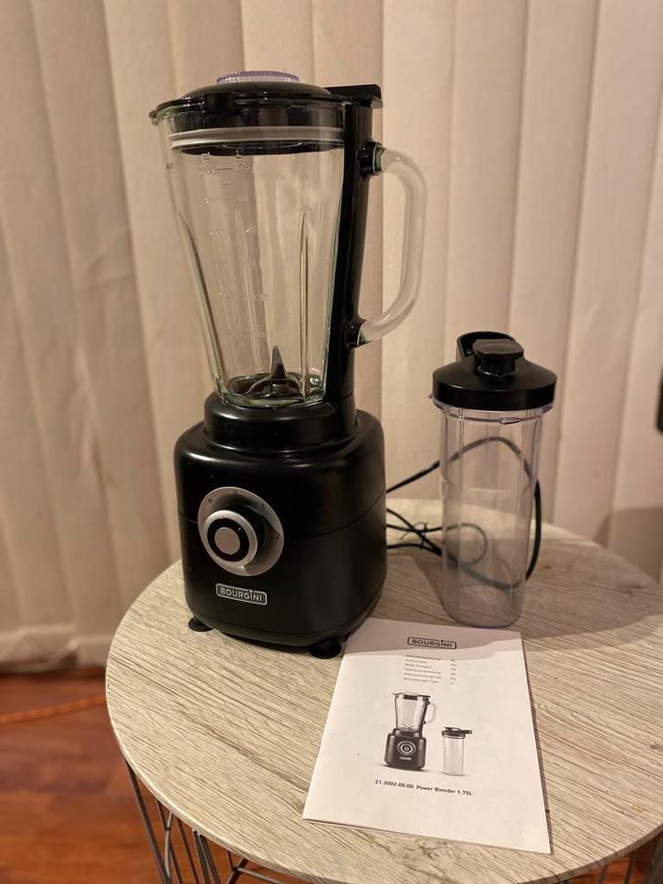 Bourgini power blender 1000w, Witgoed en Apparatuur, Blenders, Zo goed als nieuw, Blender, Ophalen of Verzenden