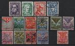 4 x KINDER series gebruikt 1925 / 1926 / 1927 en 1928, Ophalen of Verzenden, T/m 1940, Gestempeld
