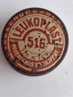 Blikje Leukoplast, Nederlands product, Beiersdorf N.V., Ophalen of Verzenden, Gebruikt, Overige, Overige merken