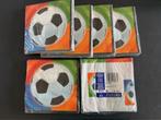 voetbal servetten 6 pakjes samen, Ophalen of Verzenden, Nieuw, Versiering