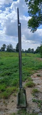staanders hekwerk, Tuin en Terras, Ophalen, Gebruikt, IJzer, Gaashekwerk