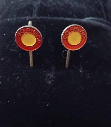 Vintage Voetbal Speldjes - Go Ahead beschikbaar voor biedingen
