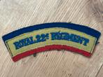 Stoffen R22e Regiment (van Doos) embleem, Ophalen of Verzenden, Nederland, Embleem of Badge