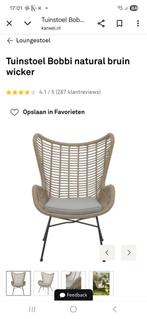 Gezocht tuinstoel Bobbi Karwei, Tuin en Terras, Ophalen of Verzenden, Kunststof