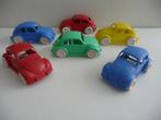 6 plastic AUTOOTJES - model VOLKSWAGEN 60-er jaren, Antiek en Kunst, Antiek | Speelgoed, Ophalen of Verzenden
