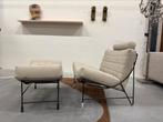 Nieuw Leolux Volare Fauteuil met poef Wapiti Chuchubi Stoel, Huis en Inrichting, Fauteuils, Leolux, Nieuw, 75 tot 100 cm, Ophalen of Verzenden