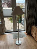 Mooie witte staande design lamp, Huis en Inrichting, Ophalen, Gebruikt, Metaal, 150 tot 200 cm