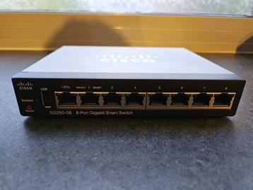 Cisco SG250 full managed Gigabit switch (8-poorts) beschikbaar voor biedingen