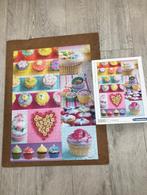 Clementoni - puzzel Cupcakes -taart - 1000 stukjes, Ophalen of Verzenden, 500 t/m 1500 stukjes, Gebruikt, Legpuzzel