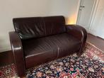 Gratis Echt Lederen bankje, Huis en Inrichting, Banken | Bankstellen, Ophalen, Gebruikt, 150 tot 200 cm, Tweepersoons