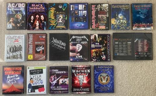 Diverse rock-metal (concert) DVD's, Cd's en Dvd's, Dvd's | Muziek en Concerten, Gebruikt, Muziek en Concerten, Alle leeftijden