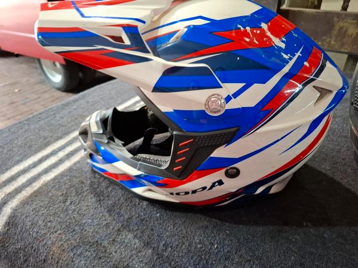 Offroadhelm JOPA - Gebruikt, Motoren, Kleding | Motorhelmen, Dames, Heren, Offroadhelm, XL, Overige merken, Nieuw zonder kaartje