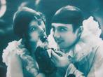 Art Deco Kaart uit 1932 - Pierrot & Dame met Popje, Verzenden, 1920 tot 1940, Gelopen, Overige thema's