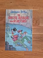 Geronimo Stilton - De Grote Invasie van Rokford, Ophalen of Verzenden, Zo goed als nieuw, Geronimo Stilton, Fictie algemeen