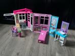 Barbie Speelhuis - Compleet met Accessoires, Ophalen of Verzenden, Gebruikt, Poppenhuis