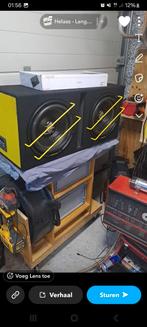 Groundzero subwoofer 2x1000 watt rms spl, Auto diversen, Ophalen of Verzenden