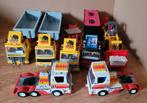Playmobil vrachtwagens met opleggers en shovel, Ophalen of Verzenden, Gebruikt
