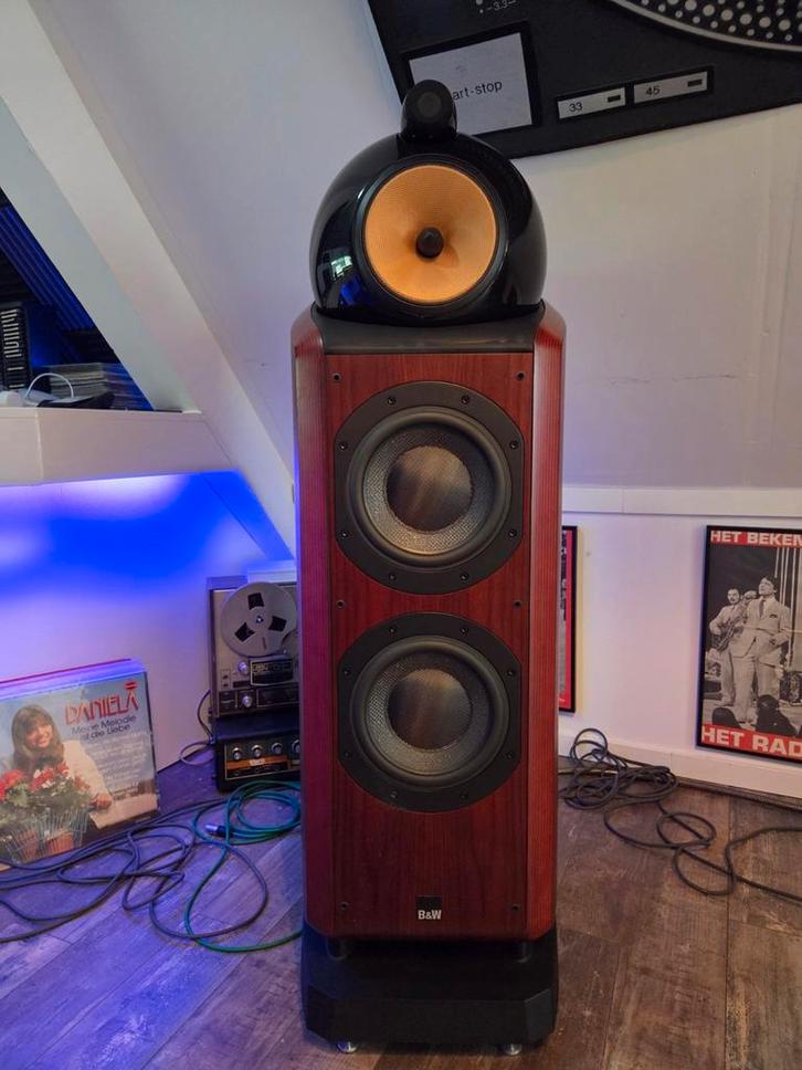 Bowers & Wilkins 802D Diamond + xindak A600E, Audio, Tv en Foto, Luidsprekers, Front, Rear of Stereo speakers, 120 watt of meer