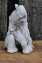 betonnen beeld / olifant zittend, Tuin en Terras, Tuinbeelden, Ophalen, Nieuw, Beton, Dierenbeeld