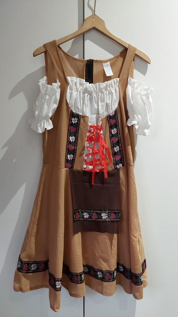 Carnaval/ oktoberfest Jurk tirol Dirndl maat S, Kleding | Dames, Carnaval, Ophalen of Verzenden, Zo goed als nieuw, Kleding