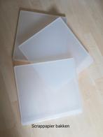 Scrappapier bakken plastic 3 stuks, Hobby en Vrije tijd, Ophalen of Verzenden, Zo goed als nieuw, Overige merken