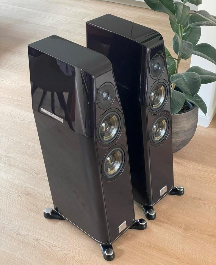 Kharma Elegance DB7 S Signature Custom - Aubergine, Audio, Tv en Foto, Luidsprekers, Zo goed als nieuw, Front, Rear of Stereo speakers