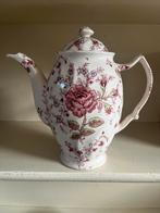 Johnson Brothers ROSE CHINTZ  Puntgave mokka koffiepot 1 ltr, Antiek en Kunst, Antiek | Servies los, Ophalen of Verzenden