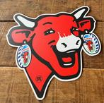 La vache qui rit Koe reclamebord kunststof 25x26cm, Ophalen of Verzenden, Zo goed als nieuw, Reclamebord