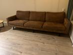 4 zits bruine cognac bank Leen Bakker Collin, Huis en Inrichting, Ophalen, 250 tot 300 cm, Gebruikt, 75 tot 100 cm
