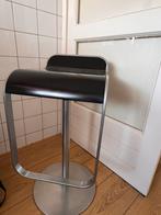 Design Lapalma LemS80 Barkruk zwart/chroom, 1 kruk, Ophalen, Zo goed als nieuw, 60 tot 90 cm