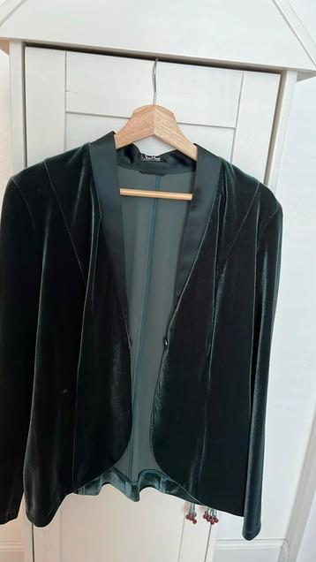Fluwelen blazer, donkergroen Vera Mont, maat 44 beschikbaar voor biedingen