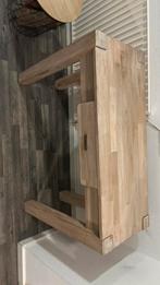 High table with drawer, Huis en Inrichting, Tafels | Salontafels, Ophalen, Gebruikt, 50 tot 100 cm, Minder dan 50 cm