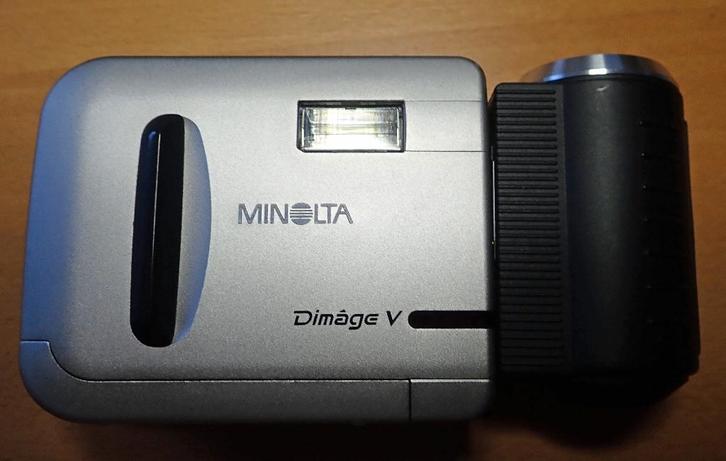 MINOLTA Dimage V digitale camera, Audio, Tv en Foto, Fotocamera's Digitaal, Gebruikt, Compact, Minolta, Minder dan 4 keer, Ophalen of Verzenden