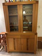 Wandmeubel vitrinekast, Ophalen, Gebruikt, 200 cm of meer, 25 tot 50 cm