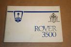 Handleiding Rover 3500 - 1978, Auto diversen, Handleidingen en Instructieboekjes, Ophalen of Verzenden