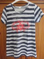 Mooi shirt in maat 36., Ophalen, Blauw, Zo goed als nieuw, Korte mouw