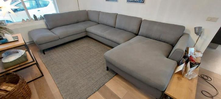 Grote hoekbank T.E.A.B, Huis en Inrichting, Banken | Complete zithoeken, Zo goed als nieuw, Ophalen