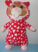 AH Hamster hartjes Valentijn 25 cm groot onesie rood, Kinderen en Baby's, Speelgoed | Knuffels en Pluche, Overige typen, Ophalen of Verzenden