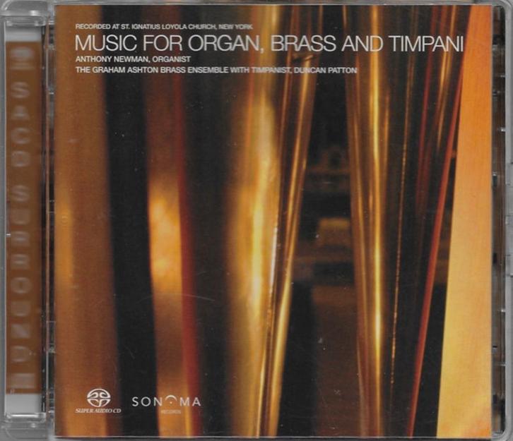 MUSIC FOR ORGAN BRASS AND TIMPANI Newman SACD, Cd's en Dvd's, Cd's | Klassiek, Gebruikt, Ophalen of Verzenden