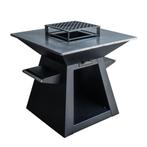 SteelWørkz Square 70 Corten vuurschaal-BBQ - FULL OPTION!, Ophalen, Nieuw