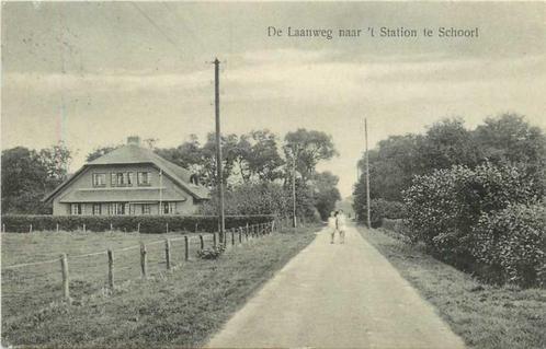 (300-434-005) Schoorl De Laanweg naar t Station, Verzamelen, Ansichtkaarten | Nederland, Noord-Holland, Verzenden