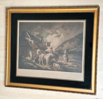 18e-eeuwse gravure – The Thatcher (J.R. Smith, 1787) beschikbaar voor biedingen