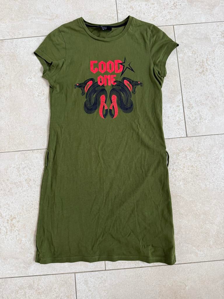 Groene Nikkie jurk - Maat S, Ophalen of Verzenden, Zo goed als nieuw, Maat 36 (S), Boven de knie