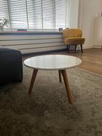 Marmeren bijzettafel, Ophalen, Minder dan 55 cm, Rond, Zo goed als nieuw