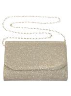 Charmante gouden gala tas, Sieraden, Tassen en Uiterlijk, Tassen | Damestassen, Overige kleuren, Verzenden, Nieuw, Tiel