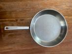 Demeyere braad koekenpan RVS de Buyer 30 cm PEFAS vrij, Ophalen of Verzenden, Gebruikt, Rvs, Koekenpan of Braadpan