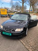 Saab 9-3 2.8 Turbo V6 Cabriolet AUT 2006 Zwart km 227.500, Beige, 1675 kg, Cabriolet, 4 stoelen